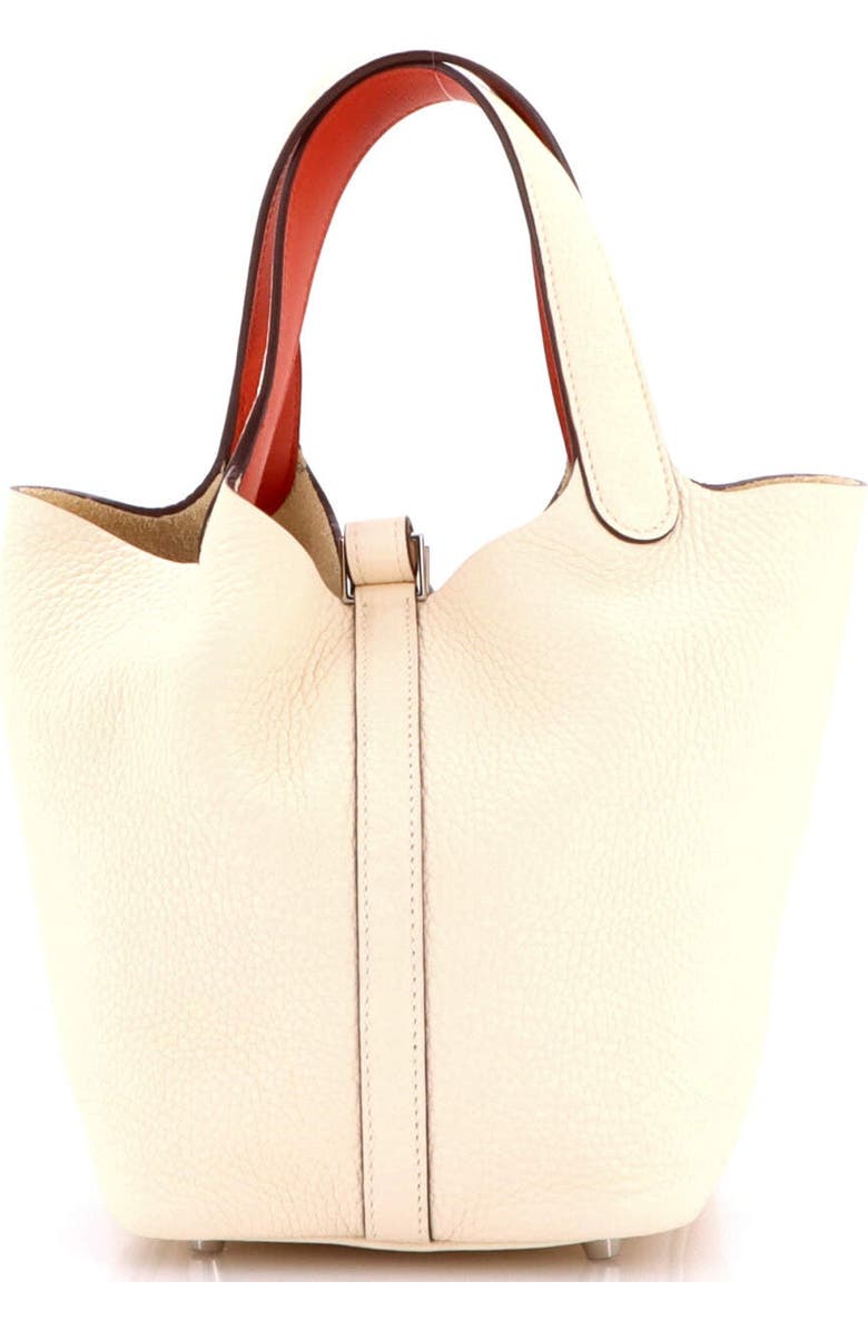 Pre-Owned Hermes Eclat Picotin Lock Bag Clemence PM, Alternate, color, Nata