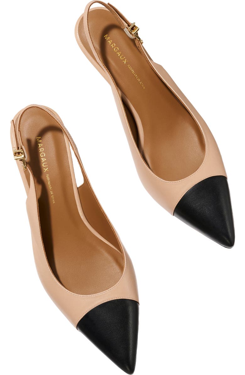 MARGAUX The Colette Cap-Toe, Alternate, color, Dune And Black Nappa