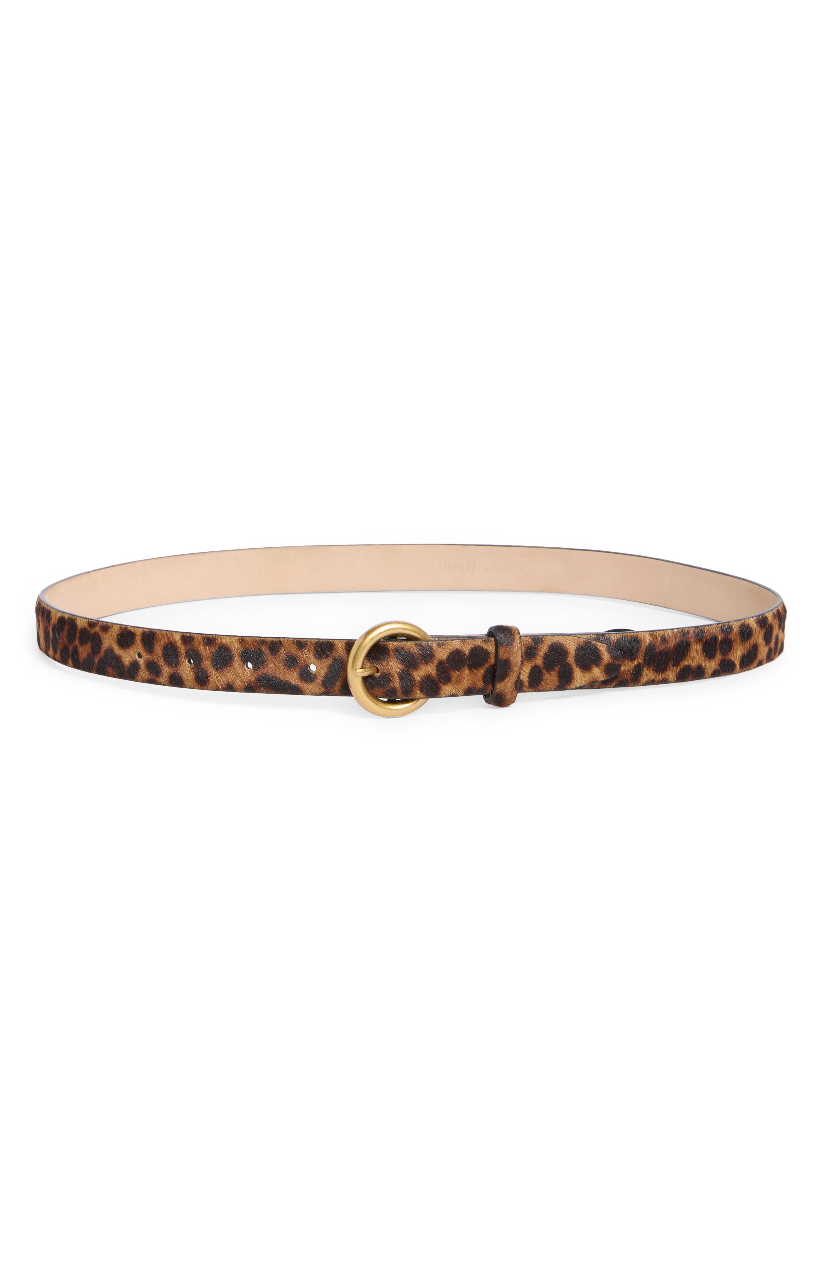 selected LEOPARD HAIR CALF