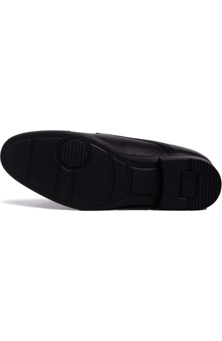 Marc Joseph New York Baker Street Hands Free Technology Leather Cap Toe Dress Oxford, Alternate, color, Black Grainy Leather