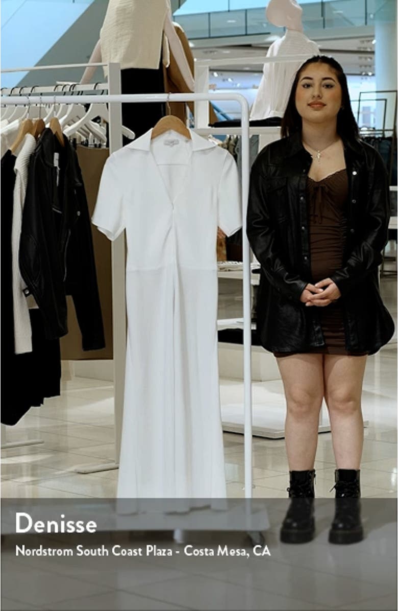 Front Zip Polo Midi Dress, sales video thumbnail