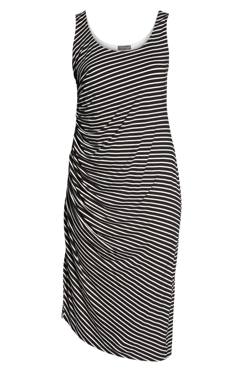 Vince Camuto Amalfi Side Ruched Stripe Body-Con Dress, Alternate, color, 