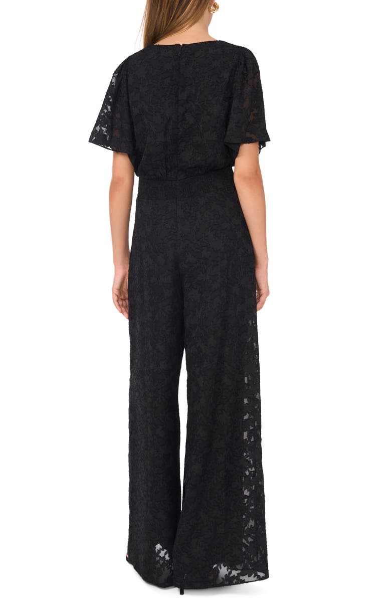Vince Camuto Wide Leg Smocked Waist Jumpsuit, Alternate, color, 
