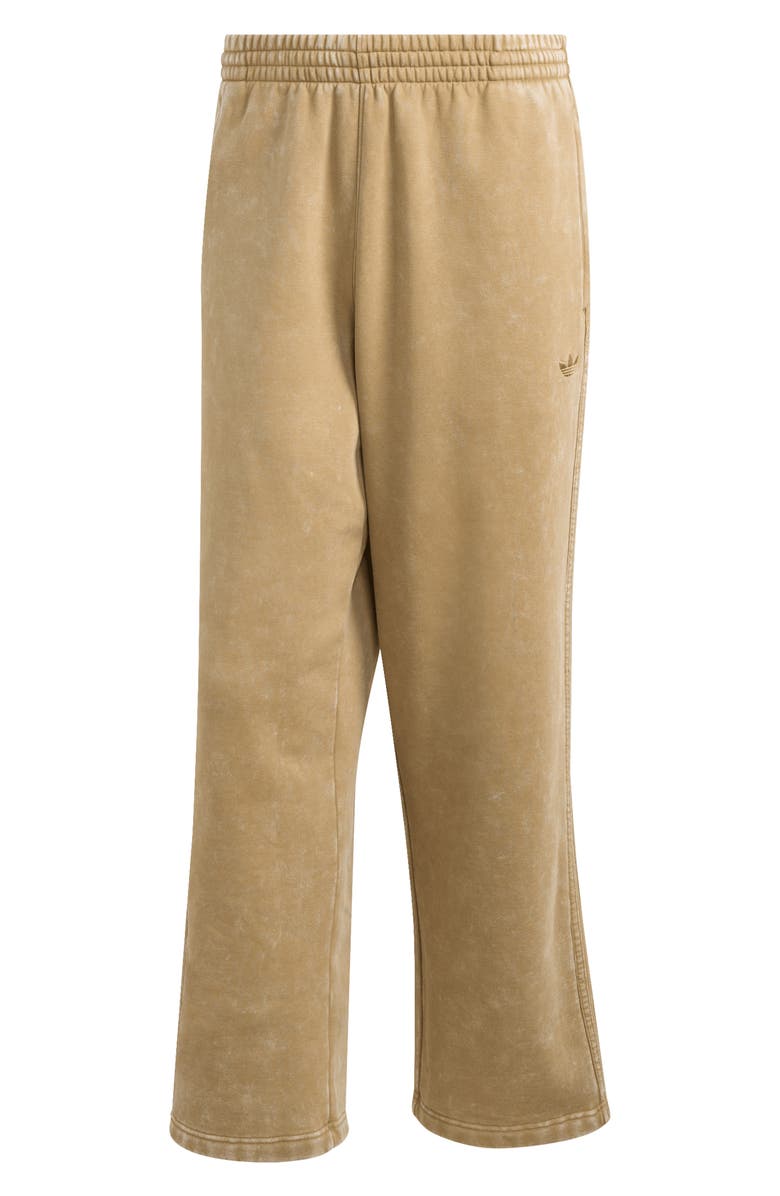 adidas Washed Cotton Blend Sweatpants, Alternate, color, Cardboard