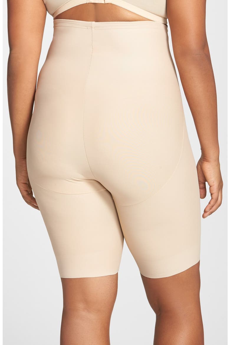High Waist Thigh Slimmer, Alternate, color, WARM BEIGE