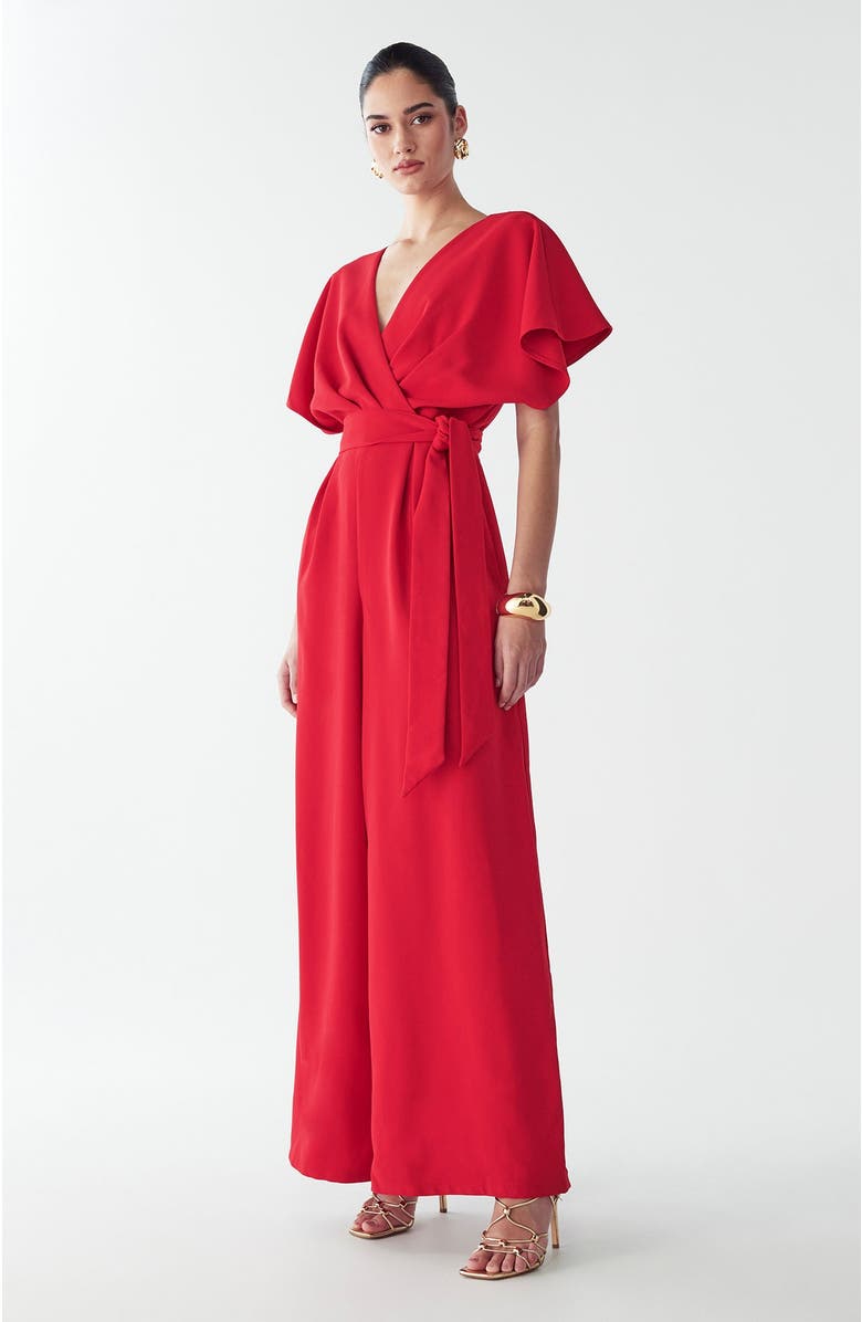 BWLDR Shana Jumpsuit, Alternate, color, Red