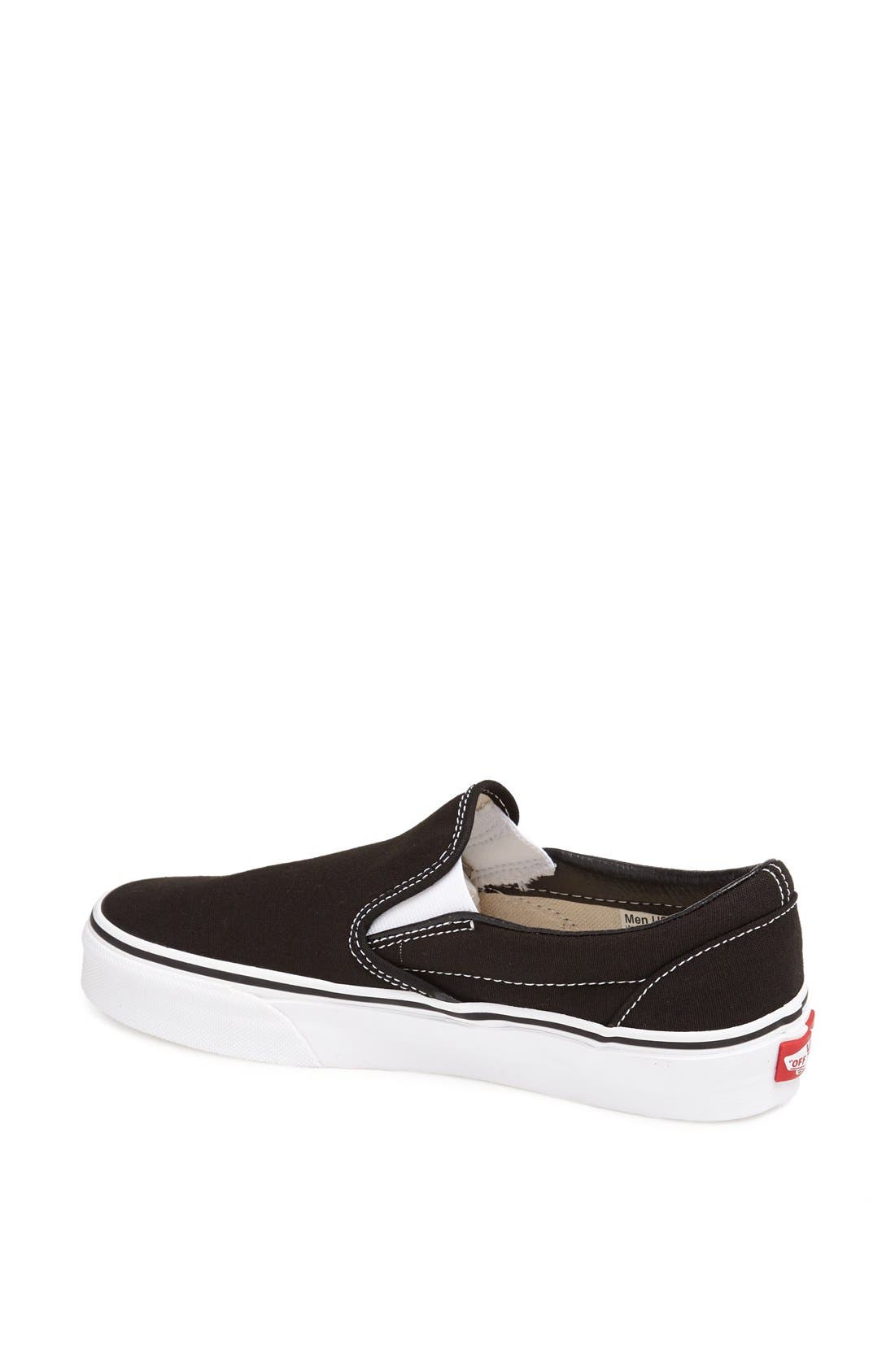 Classic Slip-On, Alternate, color, BLACK