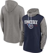 Nike Men's Nike Navy Tennessee Titans Fashion Color Block Pullover Hoodie