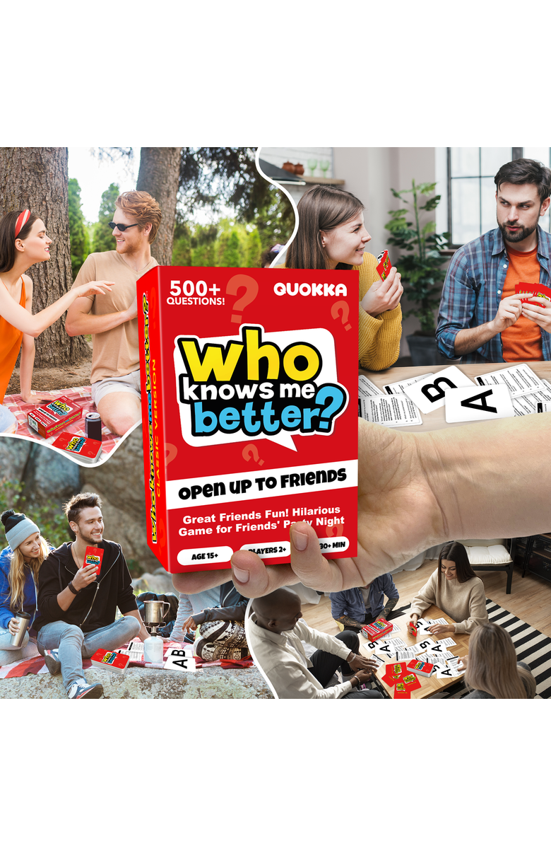 Quokka Who Knows Better? Trivia Card Games for Kids & Family, Alternate, color, Original