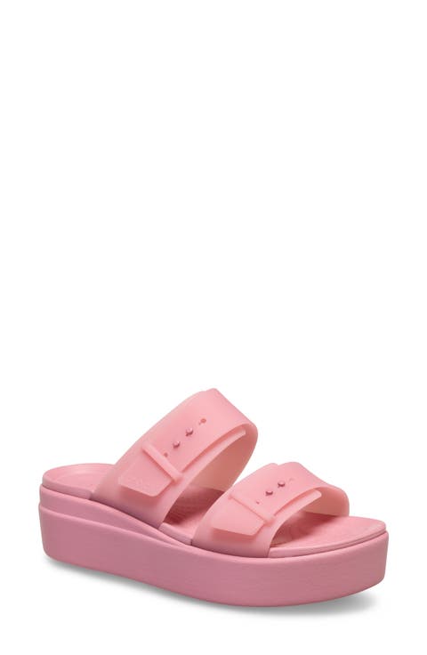 Brooklyn Platform Wedge Slide Sandal (Women)