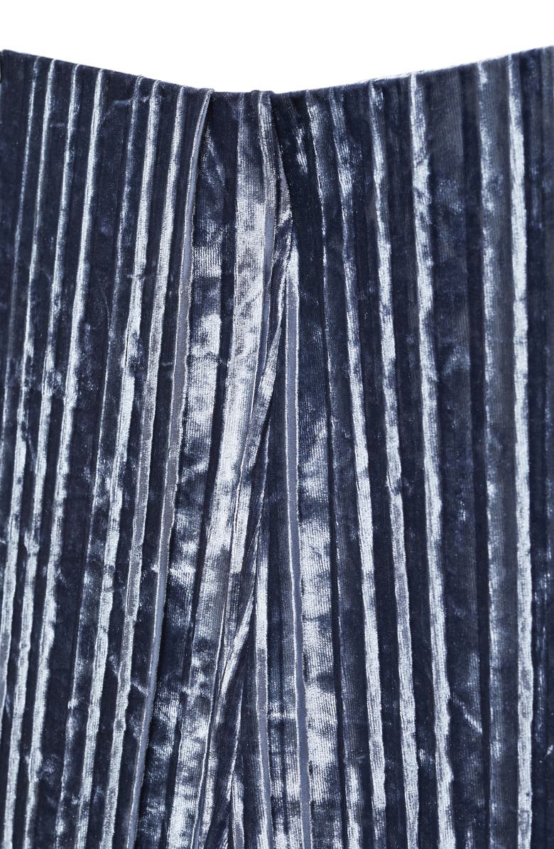 MANGO Velvet Straight Leg Pants, Alternate, color, 