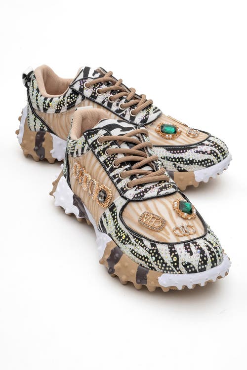 Prologue Shoes Vero Jewel Sneakers In Multi