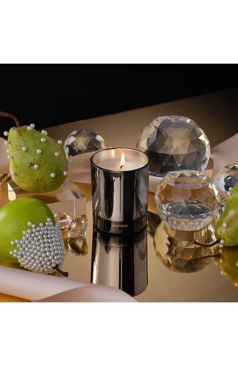 APOTHEKE White Vetiver Petite Scented Candle, Alternate, color, Dark Grey