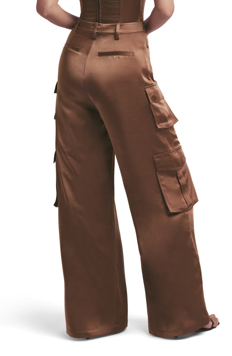 Favorite Daughter Satin Cargo Pants, Alternate, color,