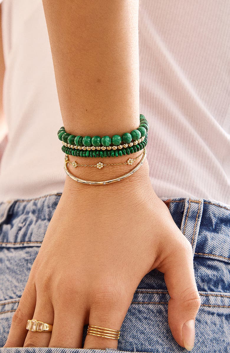 BaubleBar Valentina Beaded Stretch Bracelet, Alternate, color,