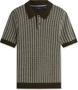 Ted Baker Kolomer Textured Herringbone Polo