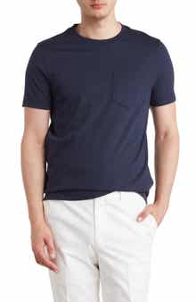 Brooks Brothers Cotton Jersey Knit Pocket T-Shirt