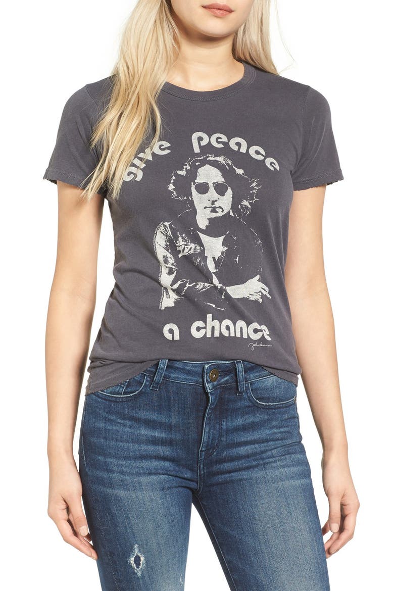 John Lennon Tee, Main, color, JET BLACK