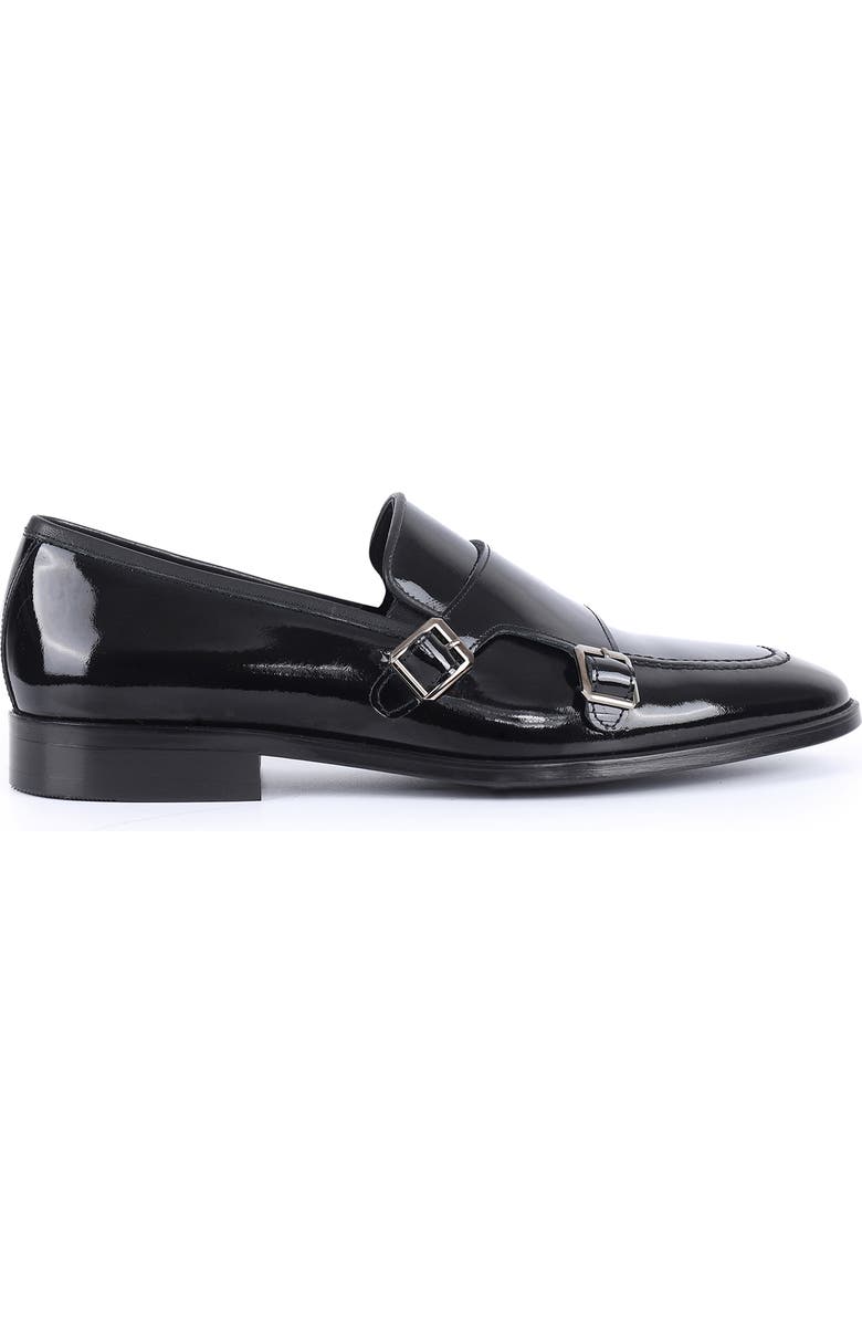 VELLAPAIS Hardin Monk Strap Loafer, Alternate, color, Black