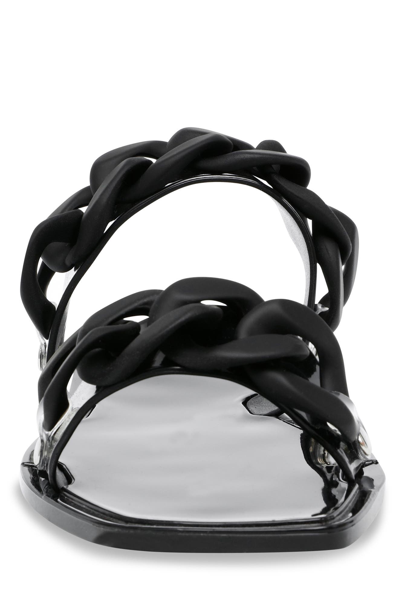 Steven New York Trena Chain Trim Slide Sandal, Alternate, color, 