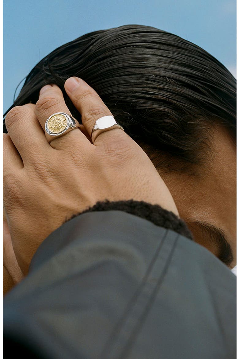 Signet Ring, Alternate, color, SILVER