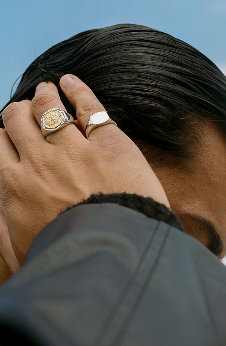 Serge DeNimes Signet Ring, Alternate, color,