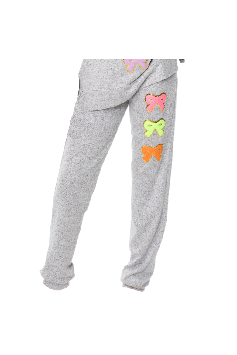 Hacci sweatpants, Alternate, color, Heather Gray