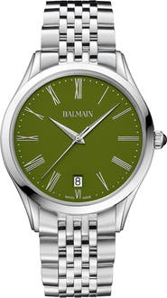 Balmain Classic R Khaki Bracelet Watch, 41mm