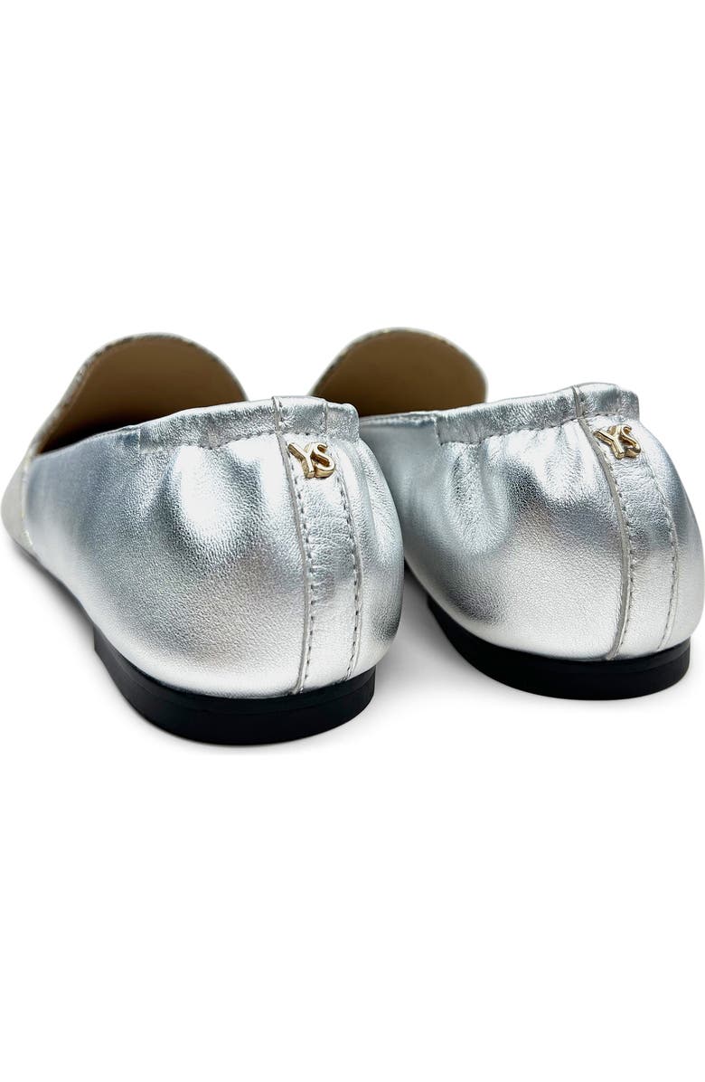 Yosi Samra Presley Snake Embossed Loafer, Alternate, color,