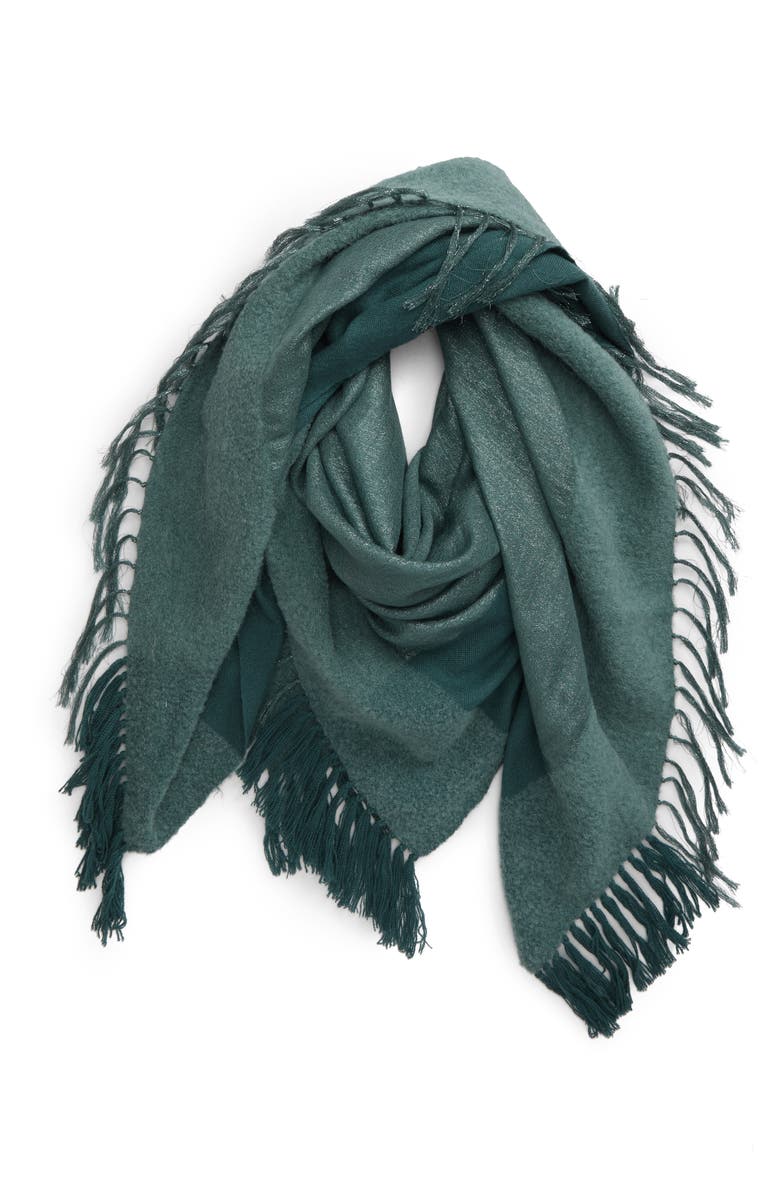 Brunello Cucinelli Cashmere Blend Fringe Scarf, Alternate, color,