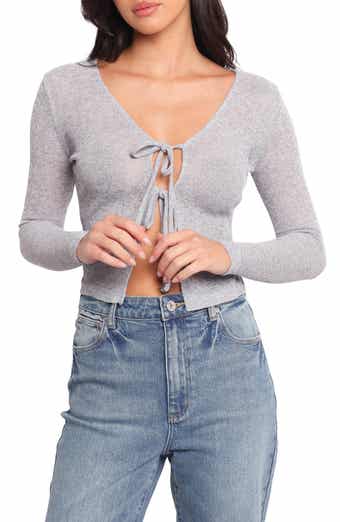 Petal & Pup Tamsie Open Stitch Tie Front Cardigan