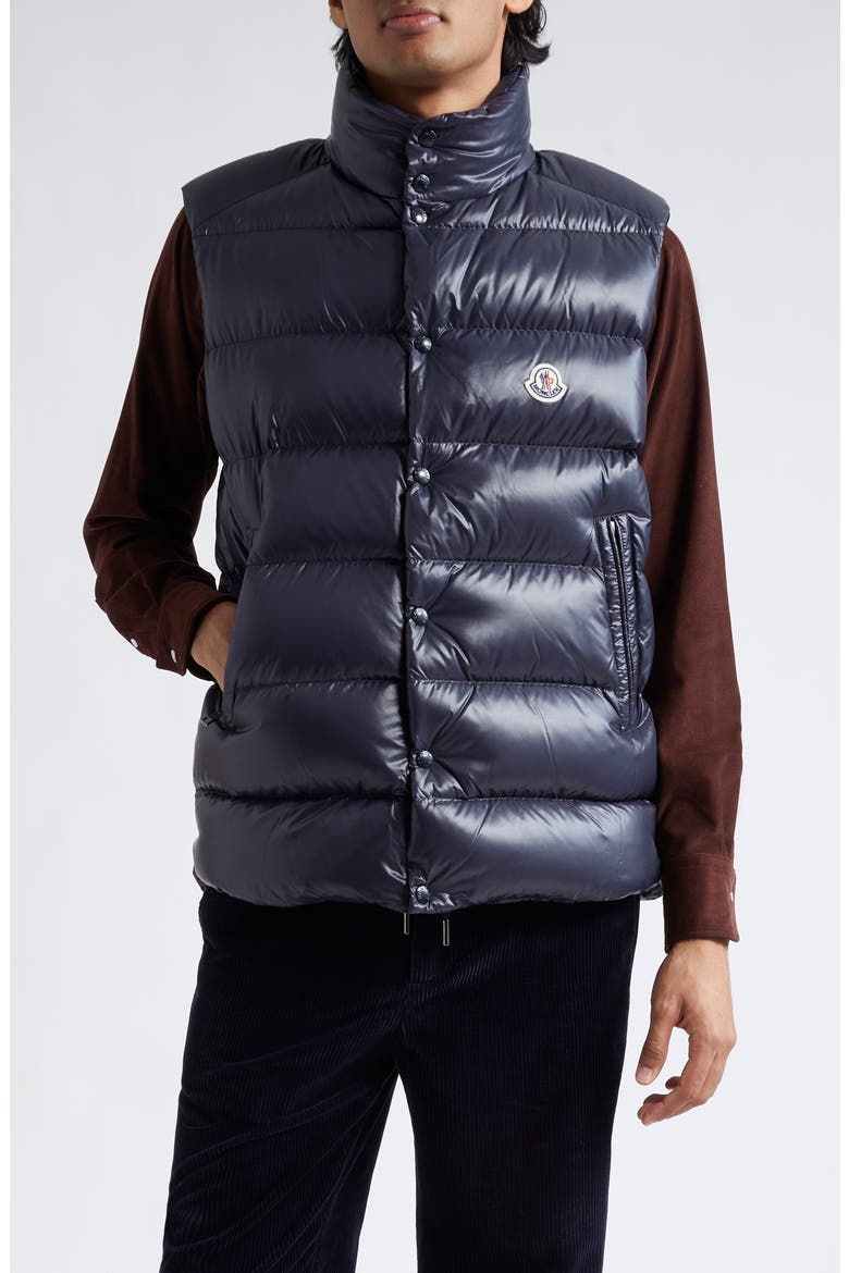 Tibb Down Puffer Vest, Main, color, NAVY BLUE
