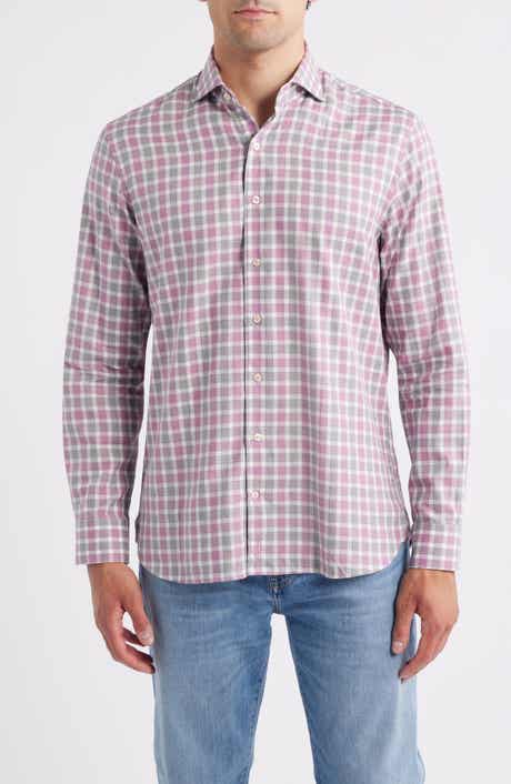 johnnie-O Peirce Check Cotton Button-Up Shirt