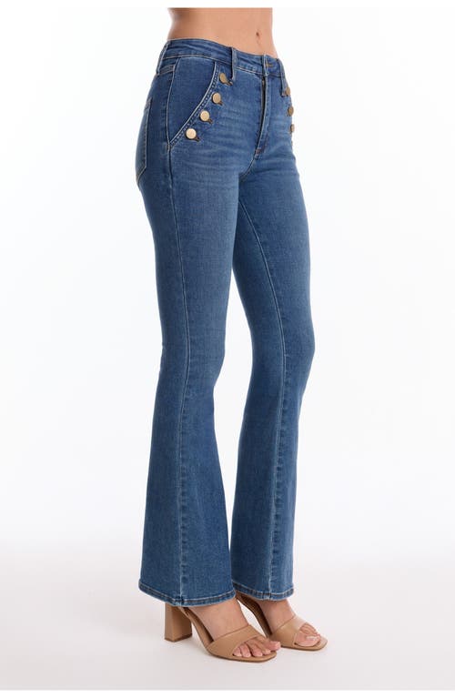 The Noli Shop Allegra Bootcut Jean In Blue