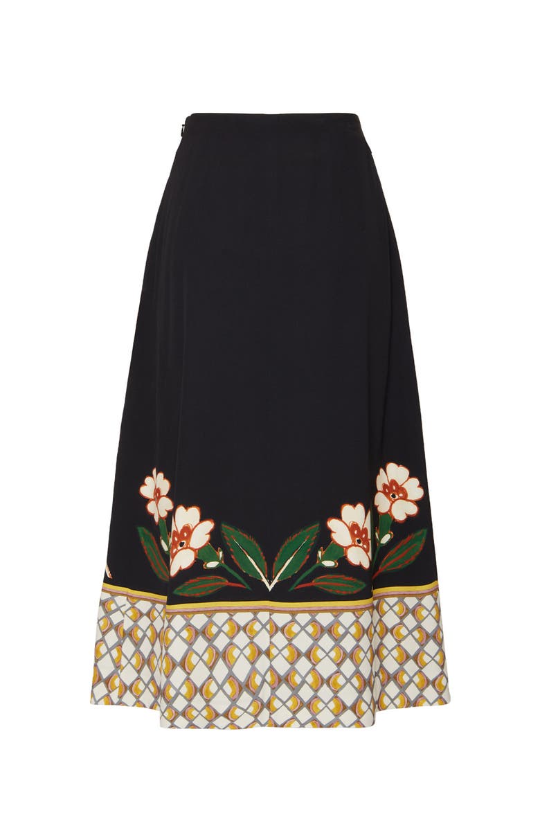 La DoubleJ Santa Monica Skirt  Dazed Placée Black, Alternate, color, Dazed Placée Black