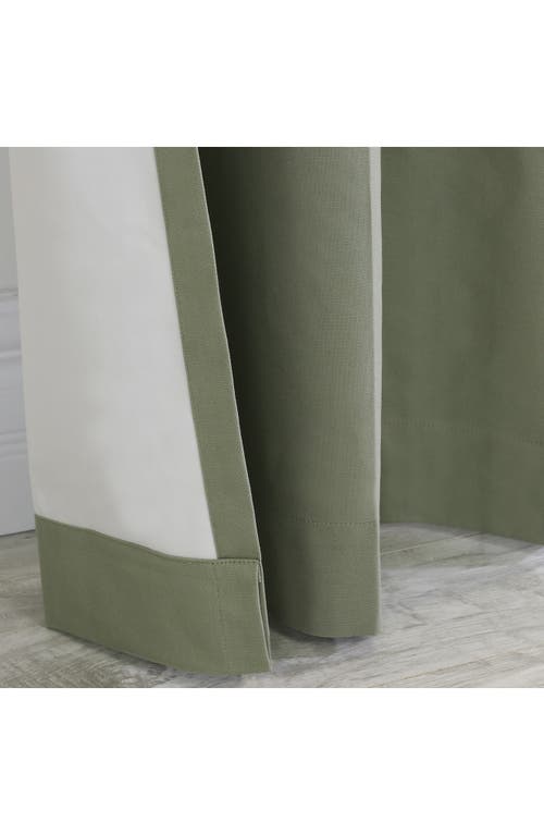 Outdoor Decor By Commonwealth Indoor Cotton Panel Curtain In Green
