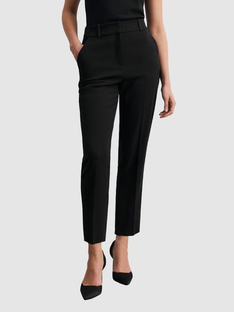 Tailored Ankle-Grazer Trousers