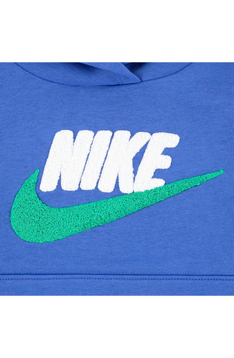 Nike Kids' Club Chenille Hoodie, Alternate, color, Comet Blue