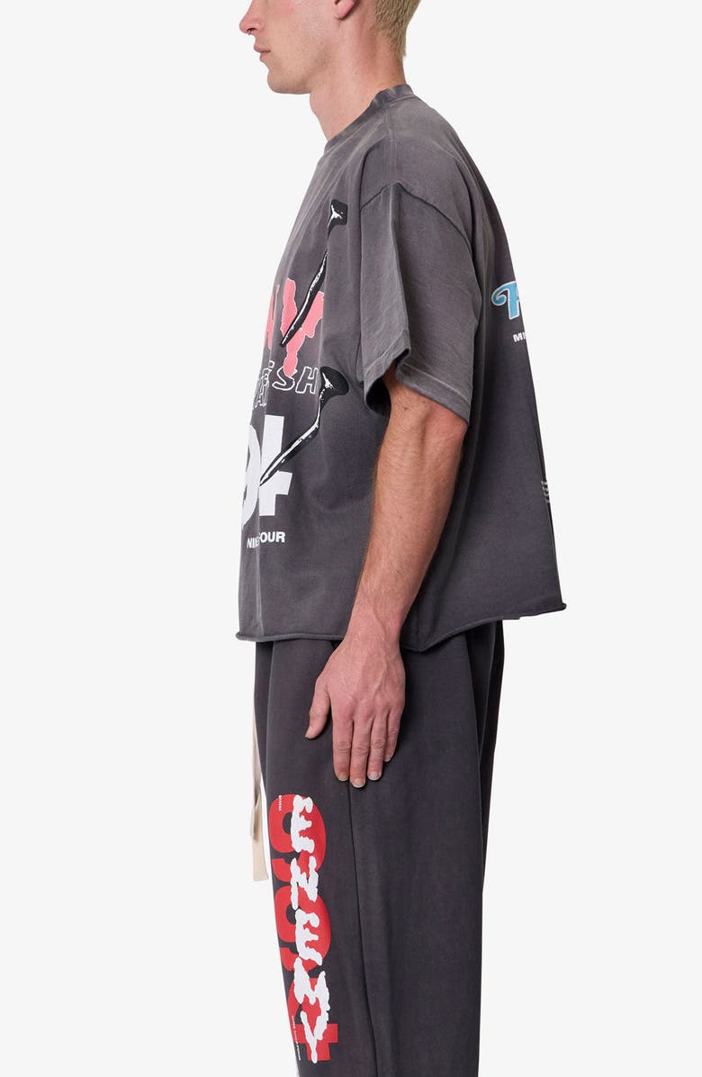 mnml Enemy Oversize Cotton Graphic T-Shirt, Alternate, color, 