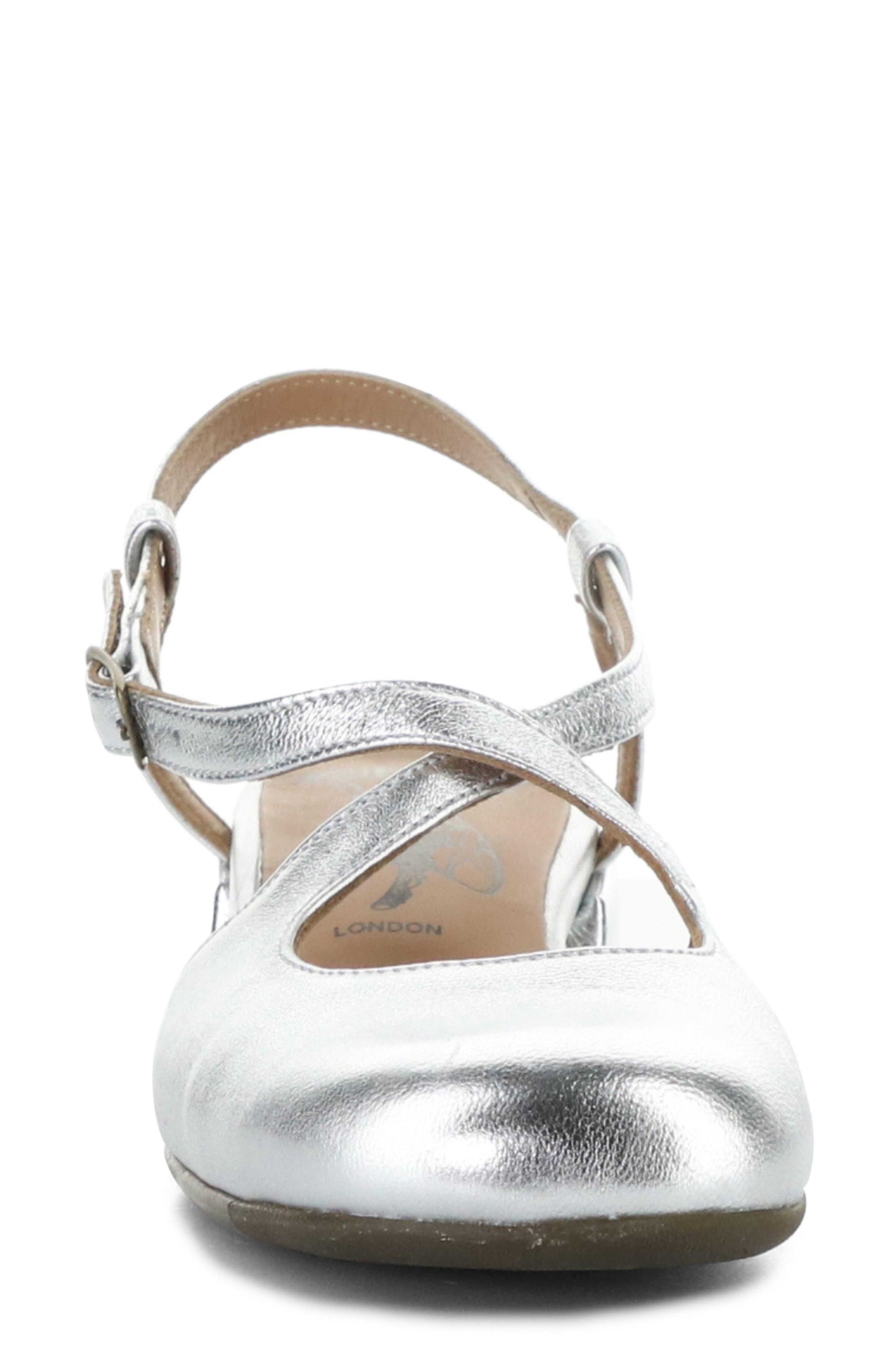 Cark Ankle Strap Pump, Alternate, color, SILVER
