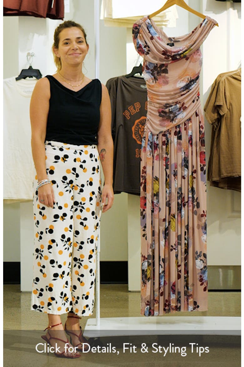 Marietta Asymmetric Floral Print Dress video
