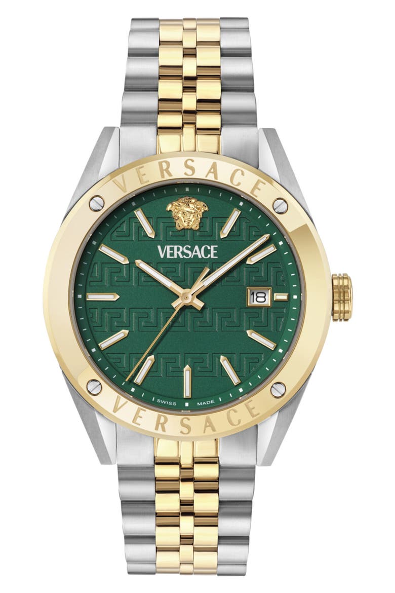 Athletic Quartz Bracelet Watch, Main, color, TT IPYG/SS