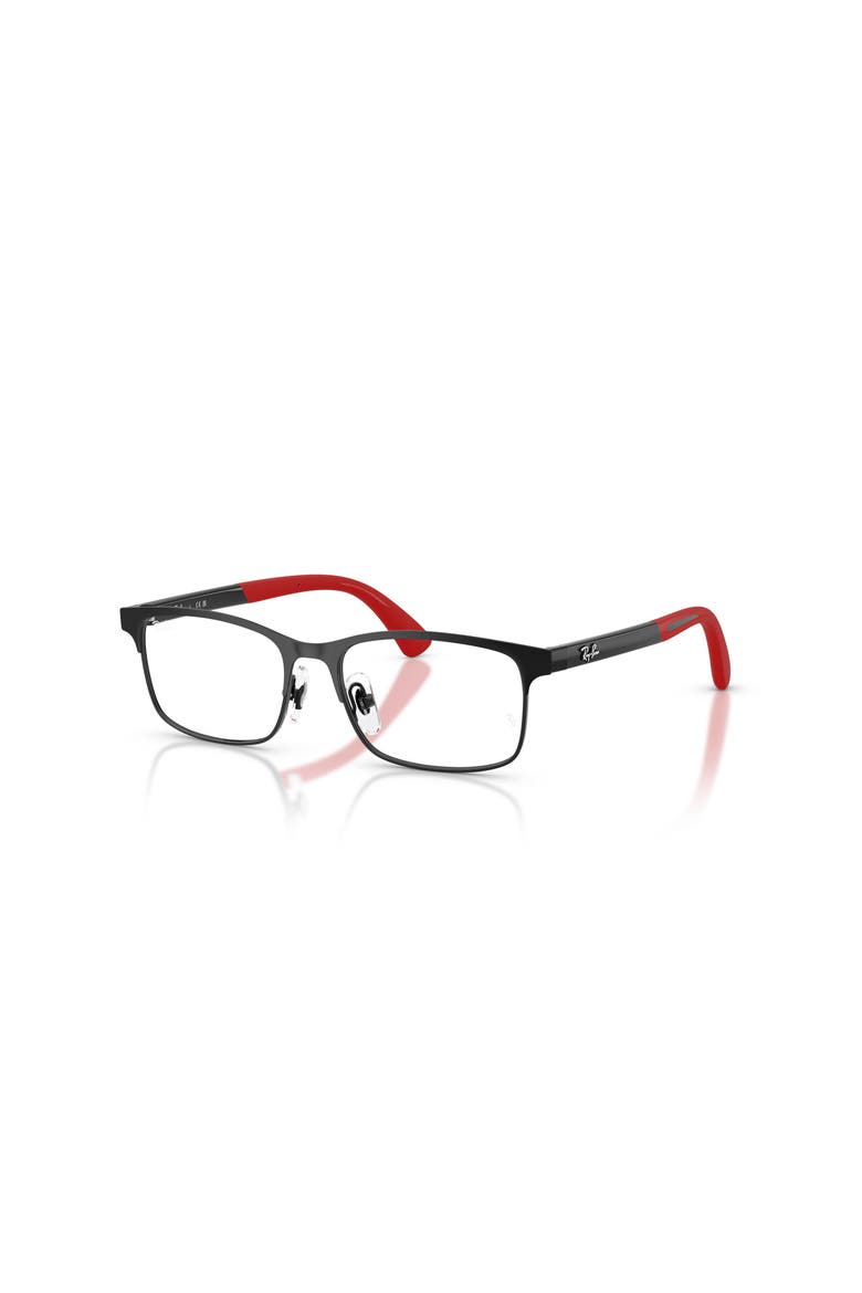 48mm Rectangle optical glasses, Main, color, Black