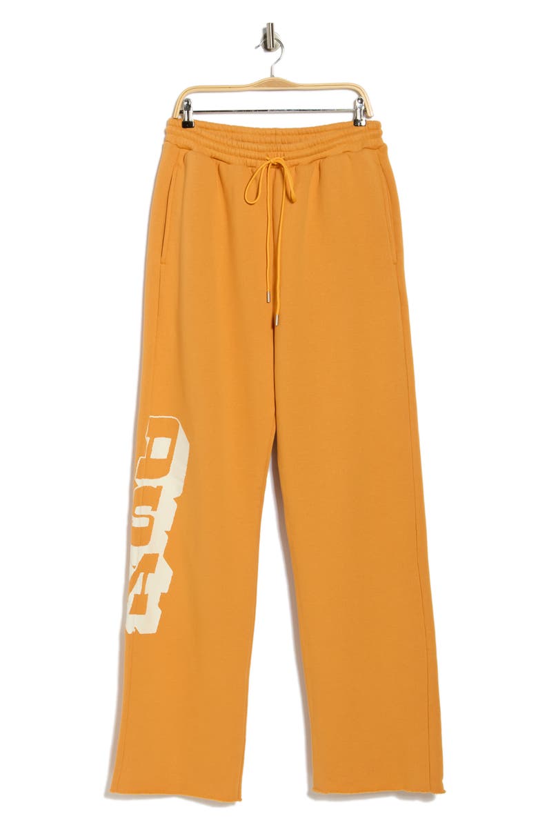 DIET STARTS MONDAY Star Drawstring Sweatpants, Main, color, Dark Yellow