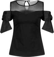 Anne Fontaine Virtyl Sweetheart Neckline Jersey Top