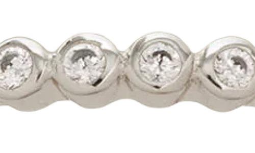 Made By Mary Poppy Cubic Zirconia Eternity Band In Metallic