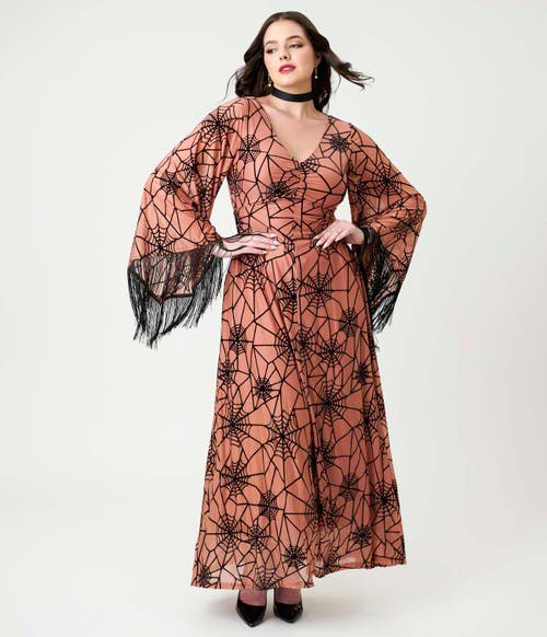 Smak Parlour Plus Size Stevie Maxi Dress In Sand