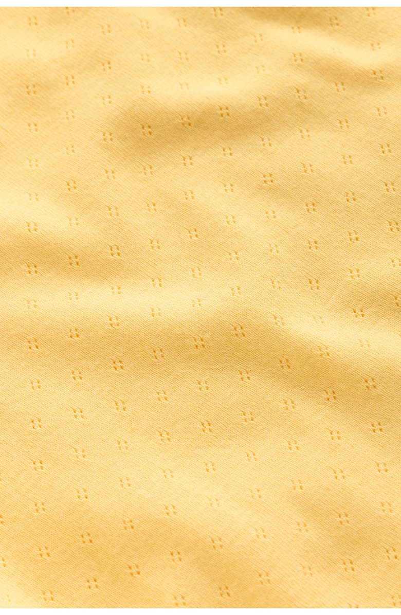 Mini Boden Kids' Cotton Pointelle T-Shirt, Alternate, color, Yellow