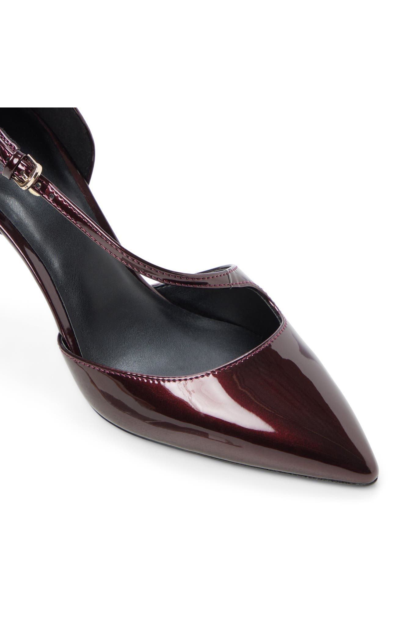Dakohta Faux Leather Pump, Alternate, color, CORDOVANO/ BROWN METALLIC
