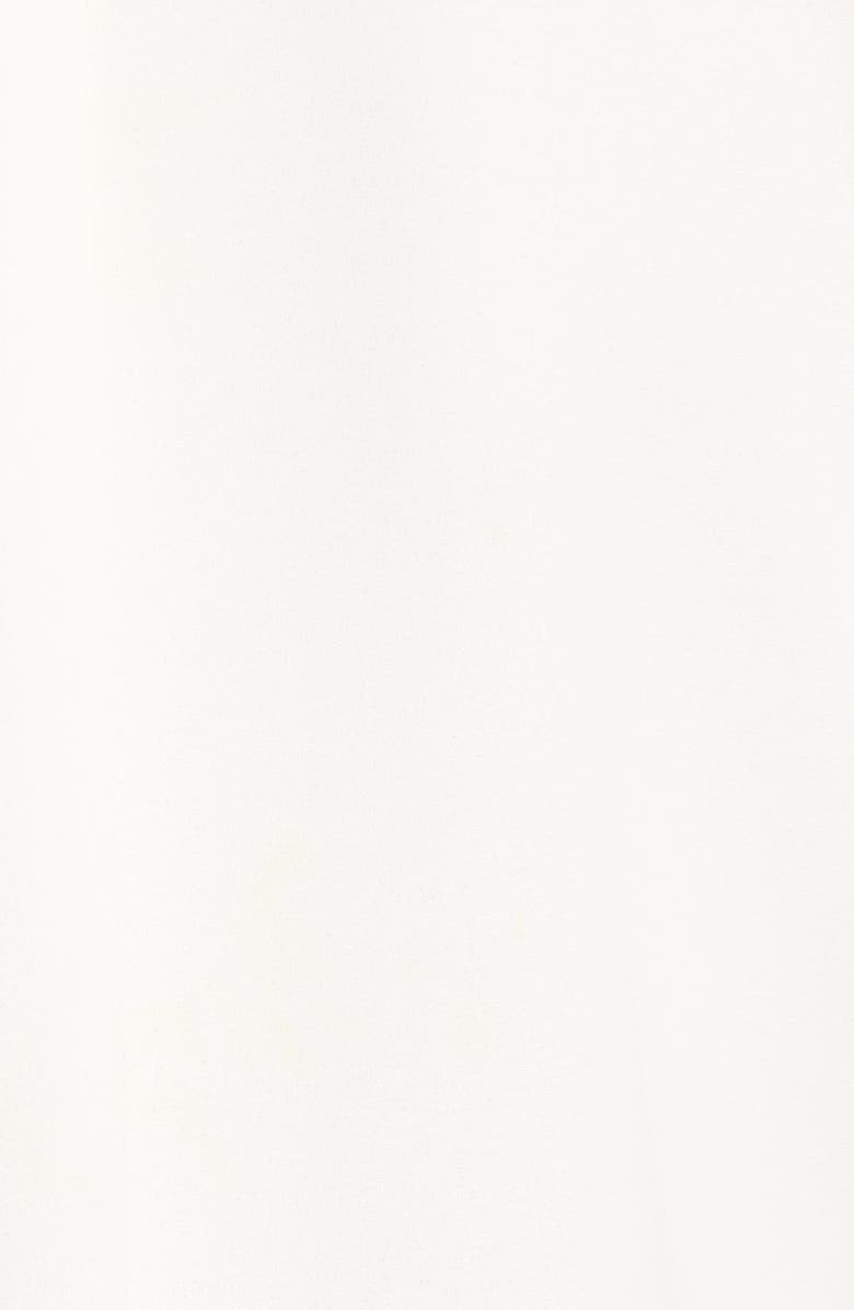 Anne Klein Contrast Detail Button-Up Blouse, Alternate, color, 